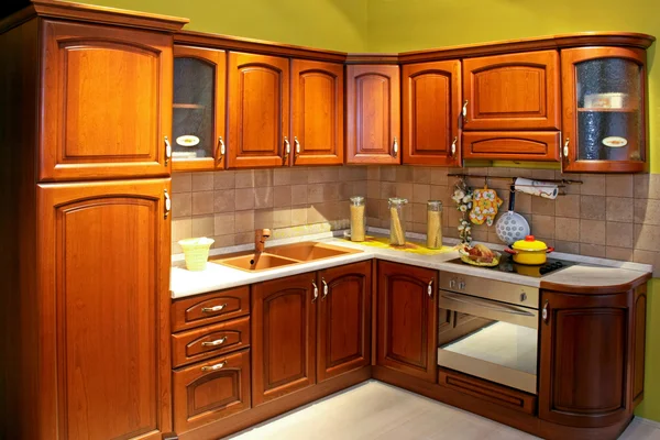 Wooden kitchen Stock Picture