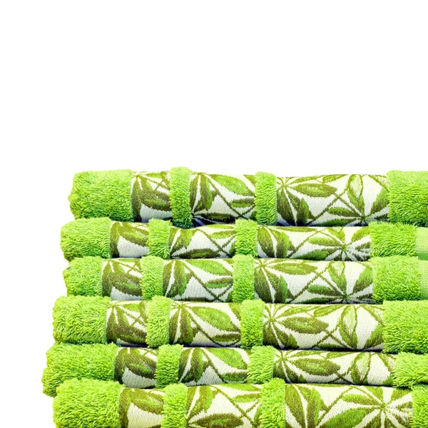 緑のタオル — ストック写真