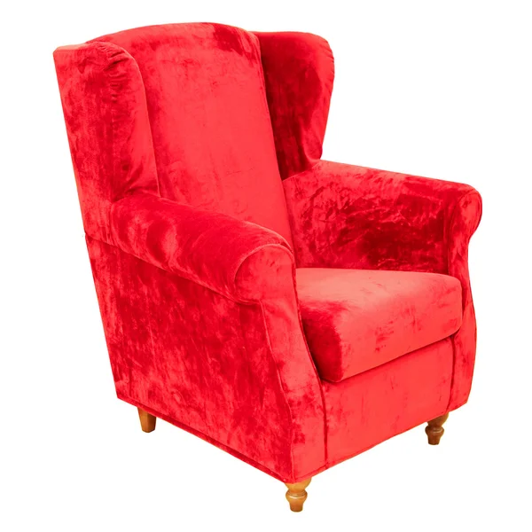 赤い肘掛け椅子 — ストック写真