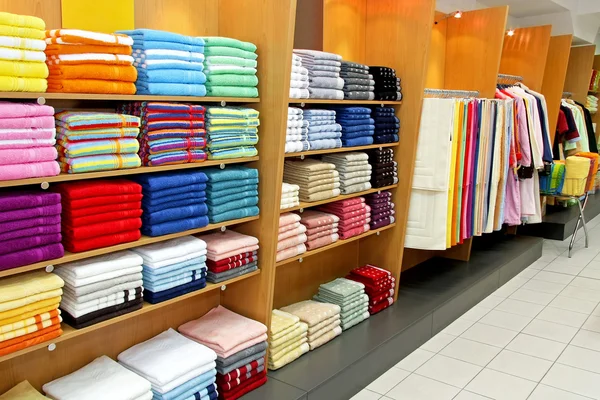 Loja de toalhas — Fotografia de Stock