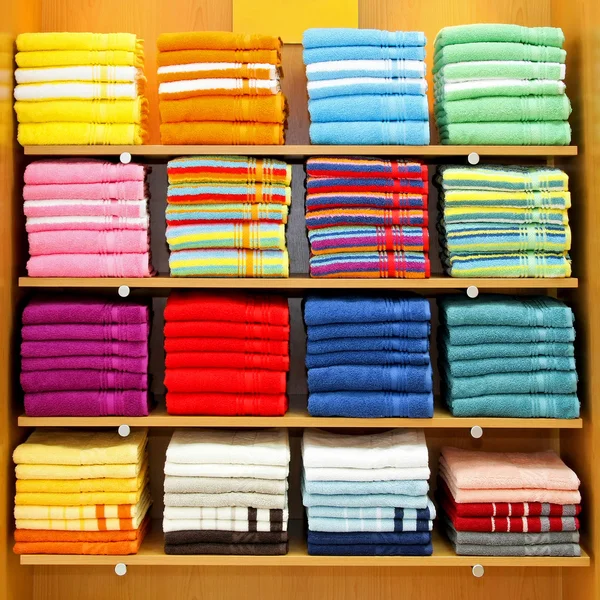 Farbe der Handtücher — Stockfoto