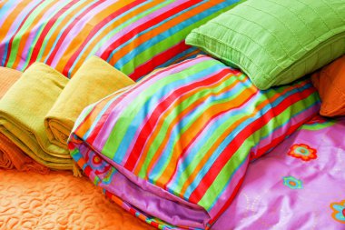 Colorful blanket clipart