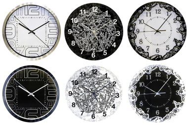 Wall clocks clipart