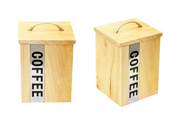 Caixa de café — Fotografia de Stock