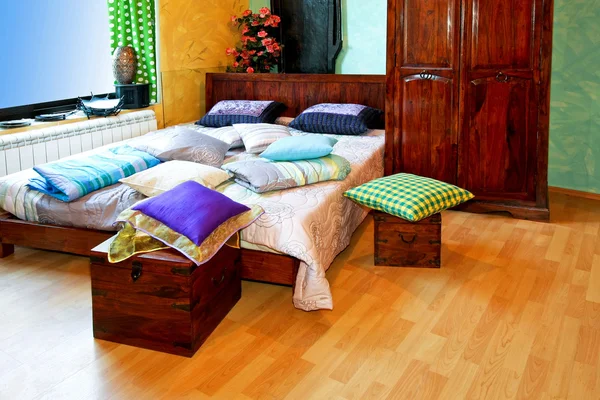 India dormitorio horizontal — Foto de Stock
