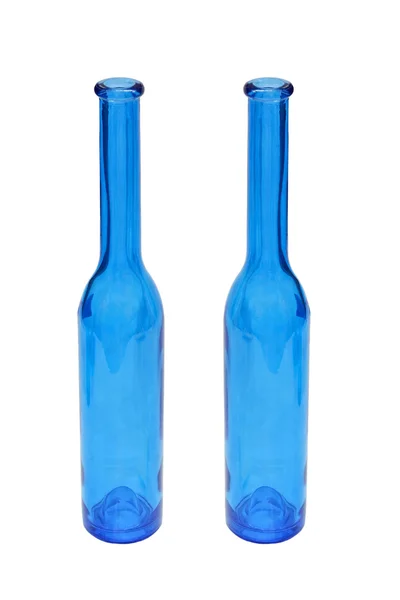 Синій пляшки — стокове фото