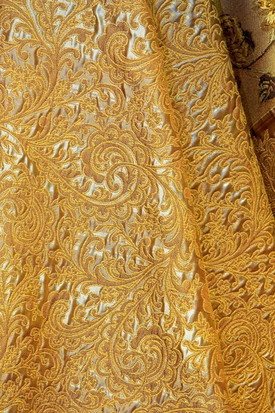 Golden linen — Stock Photo, Image