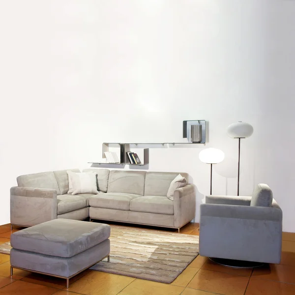 Egyszerű nappali — Stock Fotó