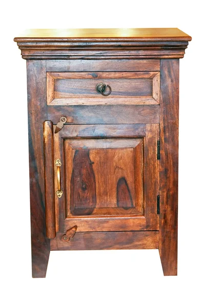 Деревянный шкафчик — стоковое фото