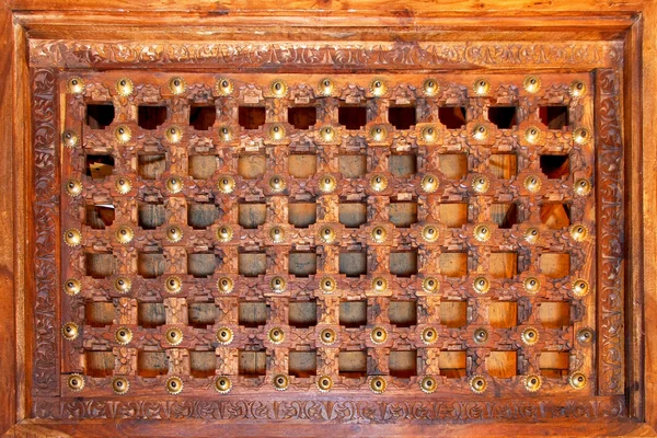 Wooden grid Stock Image