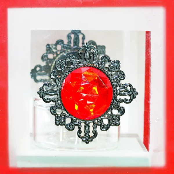 Red gem — Stock Photo, Image