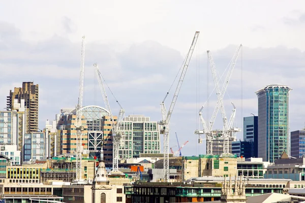 Лондон будівельний майданчик — стокове фото