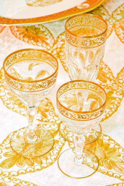 Golden glass — Stock Photo, Image
