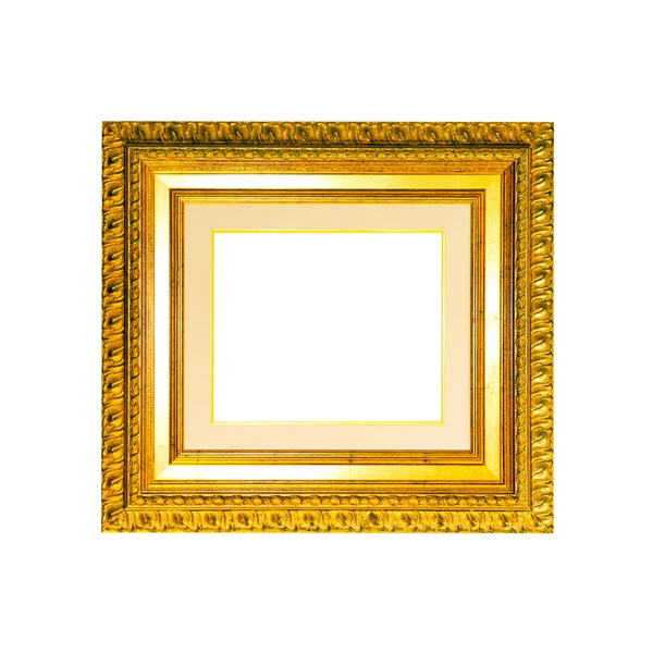 Quadro dourado velho — Fotografia de Stock