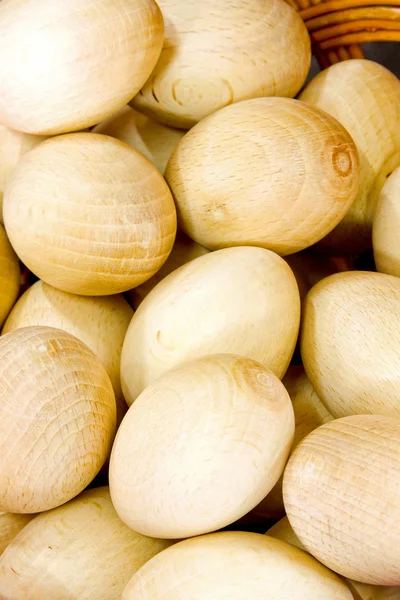 stock image Wooden eggs