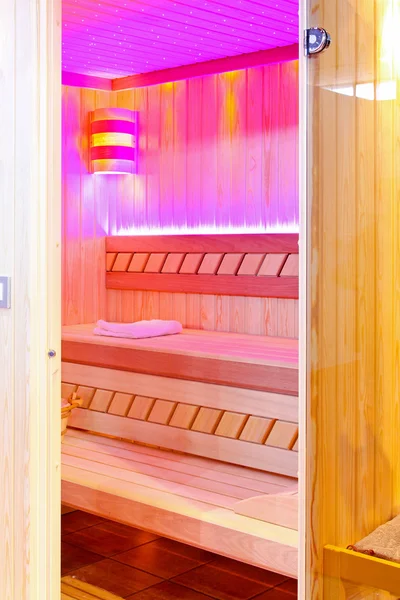 Pink sauna — Stock Photo, Image