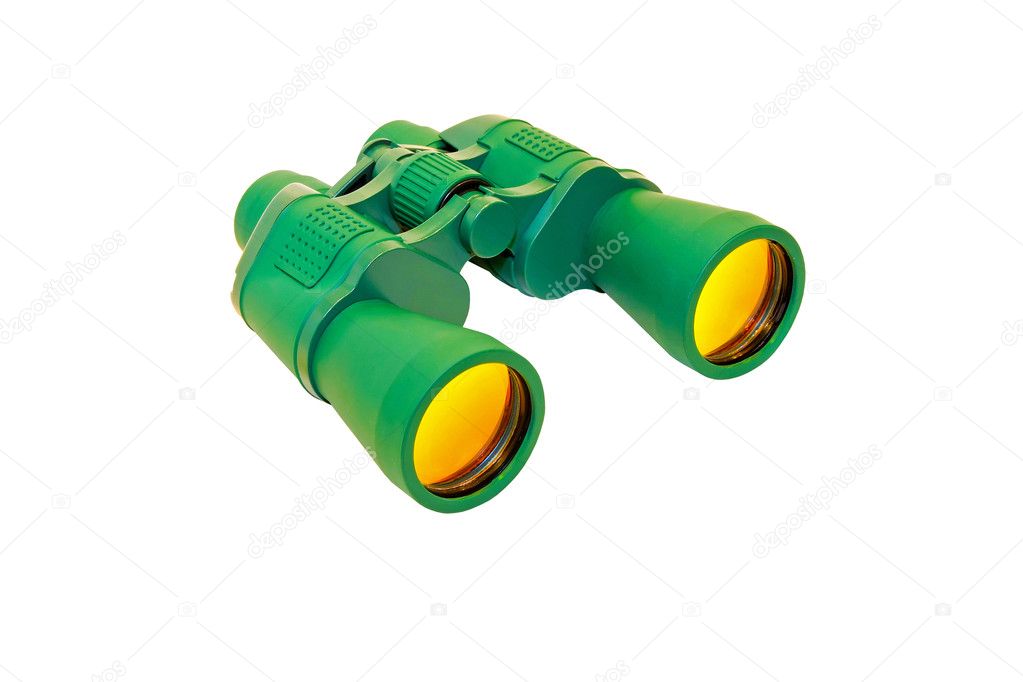Binoculars isolated