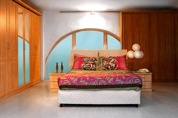 Floral slaapkamer — Stockfoto