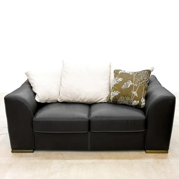 Läder soffa — Stockfoto