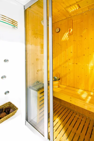 Vstup sauna — Stock fotografie