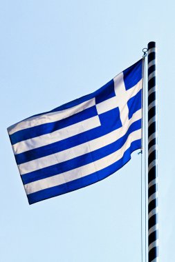 Greek flag clipart