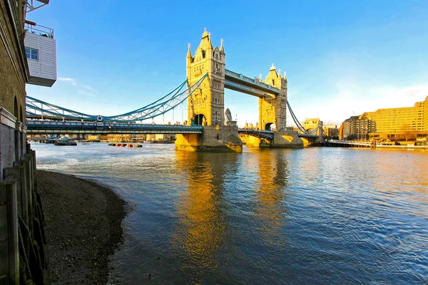 Coucher de soleil Rivière Thames — Photo