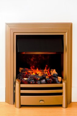 Decorative fireplace clipart