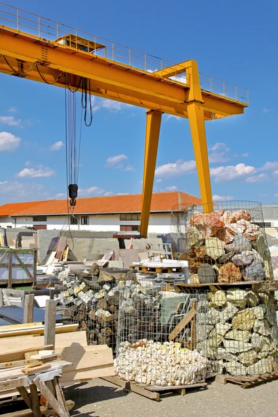 Rock crane industry — Stock Photo, Image