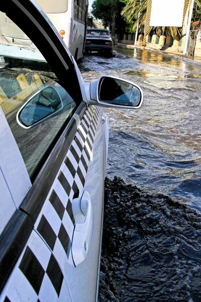 Street flood — Stock Photo, Image