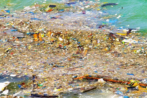 stock image Floating rubbish