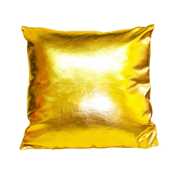 Gold pillow — Zdjęcie stockowe