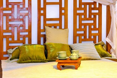 Oriental bed clipart