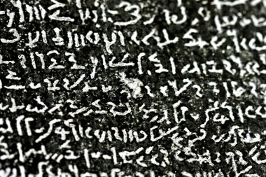 Rosetta stone clipart