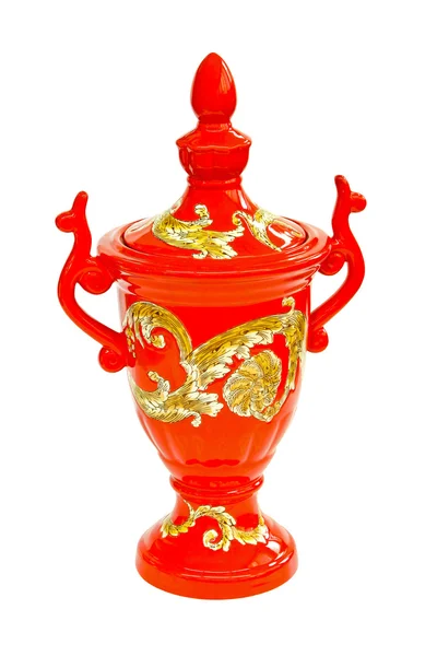 Rote Vase — Stockfoto