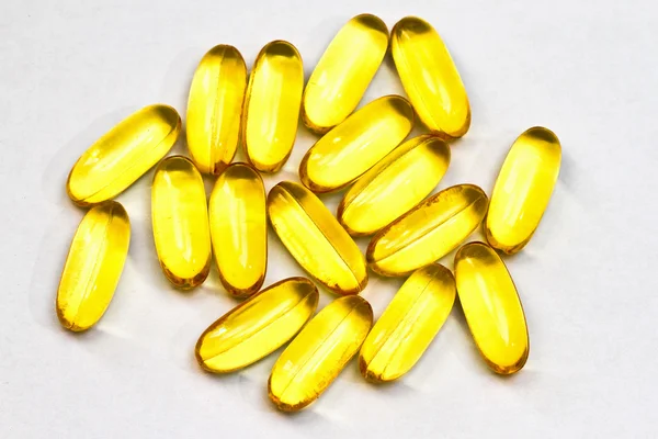 Omega oil pills — Stock Photo, Image