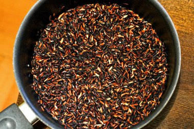 Black rice clipart