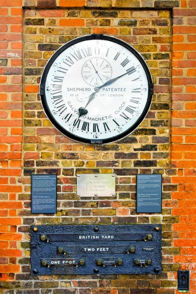 Greenwich-Uhr — Stockfoto