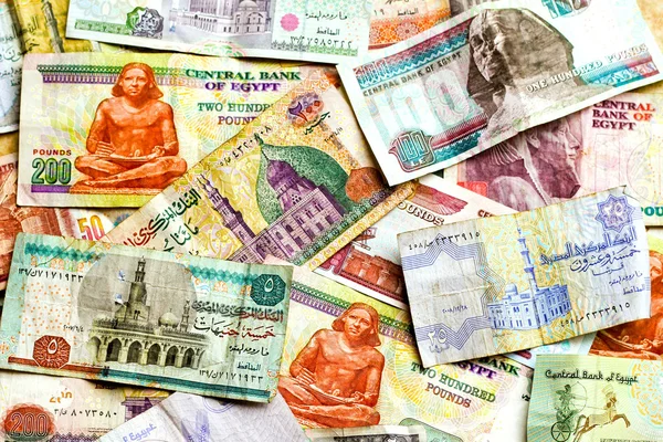 Banconote egiziane — Foto Stock