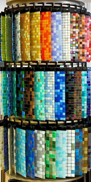 Színes mozaik minták — Stock Fotó
