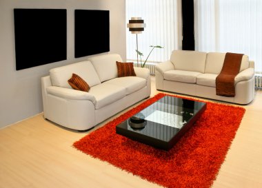 Living room 1 clipart