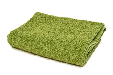 Green towel clipart