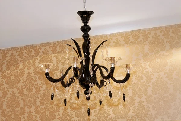 Black chandelier — Stock Photo, Image