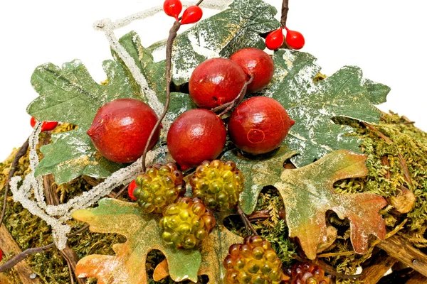 莓果和叶 — 图库照片