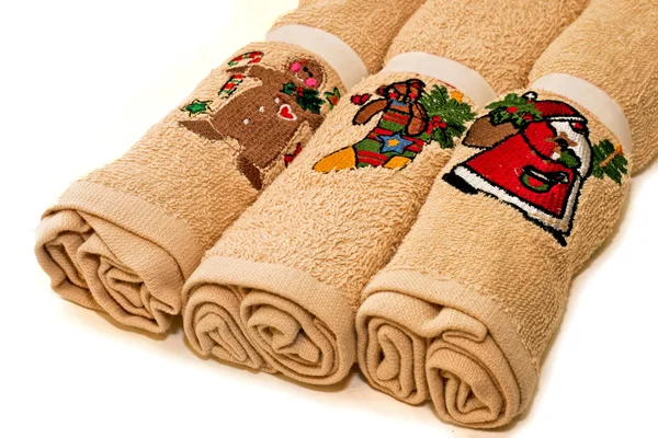 Christmas towels — Stock Photo, Image