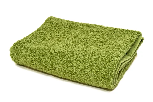 Grünes Handtuch — Stockfoto