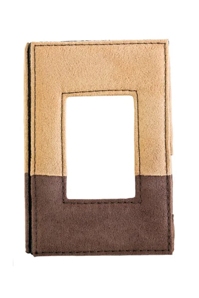 Leather frame — Stock Photo, Image