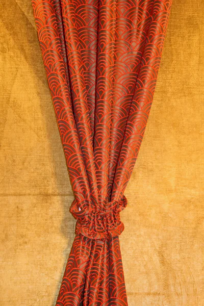Czerwony draperie — Zdjęcie stockowe