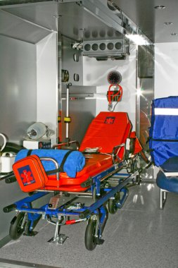 Ambulance bed clipart