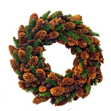 Christmas wreath clipart