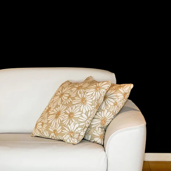 Pillows and sofa — Stock Photo, Image